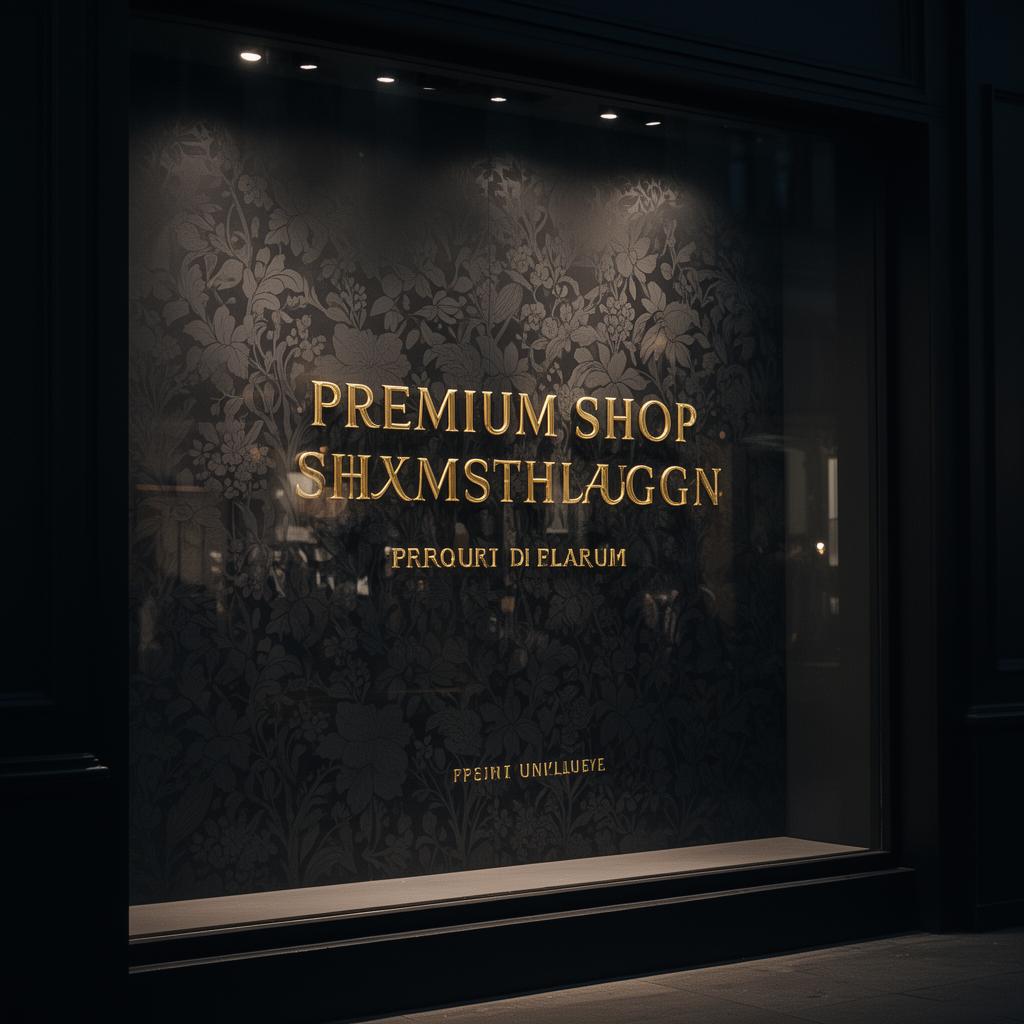 Schaufenster-Folierung