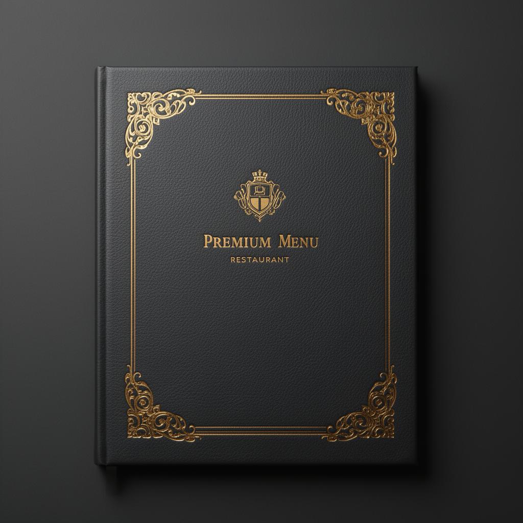 Premium Hardcover-Menü